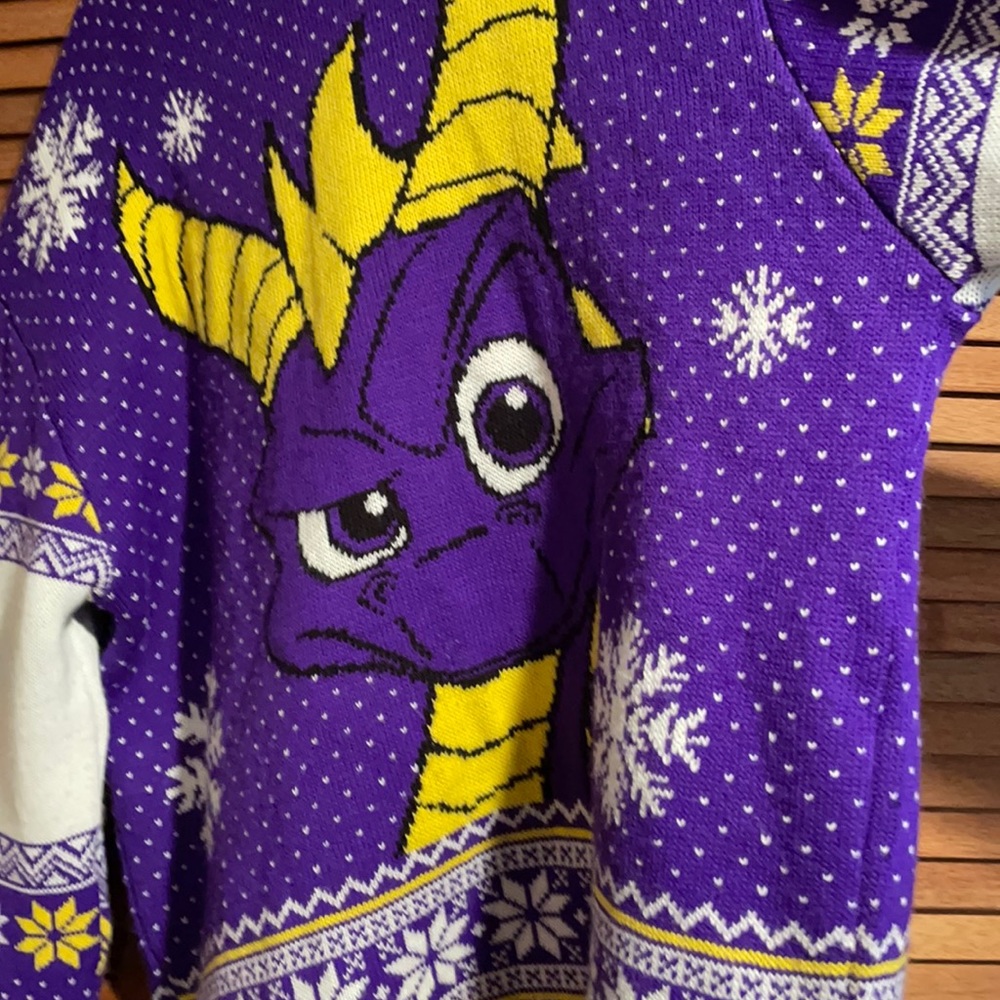 Spyro the Dragon Holiday Knit Sweater